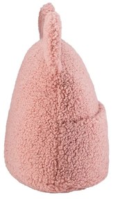 Pernă decorativă pentru copii roz din țesătură bouclé Teddy Pouch – Wigiwama