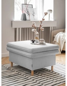 Taburet gri deschis Simon – Miuform