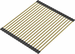 Suport vase Quadron Unique Rollmata finisaj auriu - negru 43x32 cm