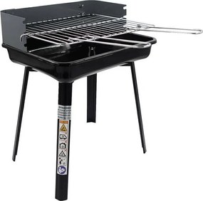 Resigilat: Gratar pe carbuni Master Grill & Party MG936, Reglabil, Pliabil, Negru