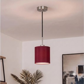Brilagi-LED Lustra suspendată pe cablu NUBILA 1xE27/60W/230V Ø 14 cm negru/roșu pompeian