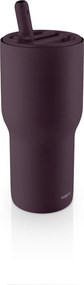 Termos de călătorie Sip'n'Go 0,6 l cu pai, violet smochin - Eva Solo