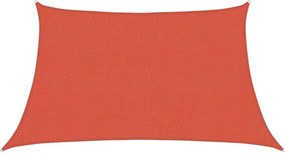 vidaXL Pânză parasolar, cărămiziu, 3/4x2 m, HDPE, 160 g/m²
