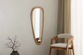 Oglinda de perete cu rama din lemn ORGANIC 120cm stejar