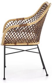 Set masa rotunda Morgan ø120 cm + 3 scaune K336 ratan natural