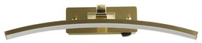 Aplica de perete LED pentru oglinda sau tablou Santorini alama, L-40cm