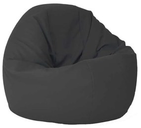 Fotoliu Relaxo XL , Material Piele ecologica - Dark Grey