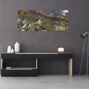Tablou - John Singer Sargent, Simplon Pass, reproducere (120x50 cm)