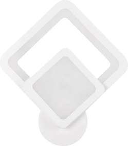 Aplica LED Erste Odin 25W Alb 26x29cm, 2500lm, CCT Reglabila 2700K-6500K, Corp Iluminat Modern Metal si Acrilic pentru Dormitor sau Hol IP20