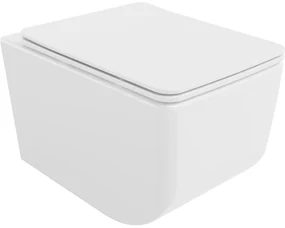 Mexen Vera vas de toaletă Rimless cu capac slim cu închidere lentă, duroplast, Albă - 30164000