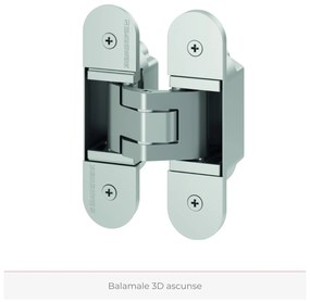 Usa de interior PORTA DUO din pal tubular si insertii de furnir natural - Model 4.A 95-140 mm, Alb / Stejar
