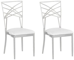 Set 2 buc. scaune sufragerie GIRION (argintiu). 1026774