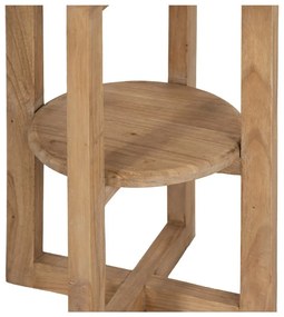 Măsuță auxiliară rotundă din lemn de mindi ø 40 cm Dala – Ixia