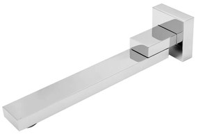 Pipa cada mobila FDesign Inula design dreptunghiular crom lucios 26 cm