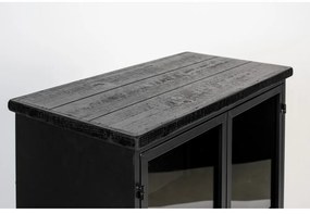 Vitrină neagră din metal Ferre – White Label