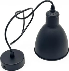 Brilagi RIDDY - Lustră LED pe cablu, 1xE27/60W/230V, neagră