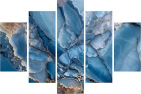 Tablou - Marmură albastră fragmentată (150x105 cm)