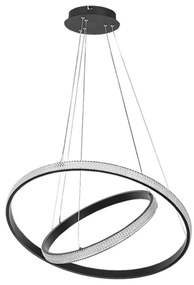 Lustra suspendata cu 2 inele LED Grete 60cm