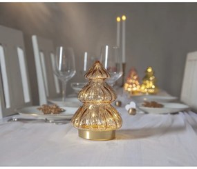 Decorațiune luminoasă de Crăciun portocalie ø 12 cm Abete – Star Trading
