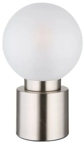 Veioza, lampa de masa design modern Marka nichel, opal
