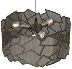 Lustră pe cablu CAMO 3xE27/15W/230V auriu