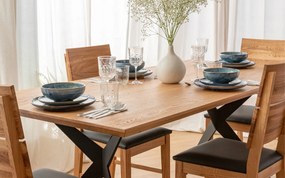 Masă stejar masiv Dining Carla 180x90 cm sau 200x100 cm - 180 x 90 cm