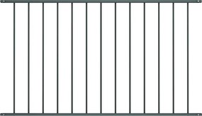 vidaXL Panou de gard Woerden din oțel vopsit în câmp electrostatic 1,7x1,17 m antracit