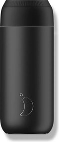 Cană termică Chilly's Bottles - negru abis 500 ml, colecția Series 2