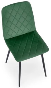 Scaun de dining ORIS, 1 buc., verde închis