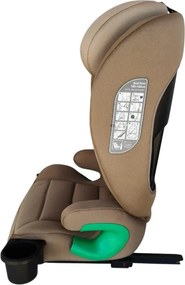 Scaun auto ISOFIX transformabil in inaltator NOVOKIDS Splend'or Edition HF03, R129 i-Size, 100-150 cm, 15-36 kg, Bej
