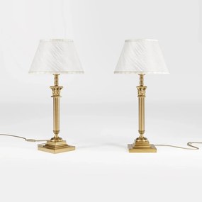 Veioza, Lampa de masa stil italian din alama Classic