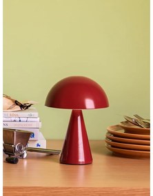 Veioză roșie LED cu intensitate reglabilă (înălțime 20 cm) Mush – Hübsch