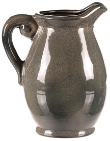 Cana ceramică gri, 15 x 16 x 23 cm, medie, 23 cm