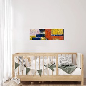 Tablou - Abstract (cu ceas) (90x30 cm)