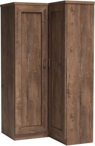 Dulap TEDY Typ T25, stejar lefkas, PAL melaminat, cu 2 usi, 110x95x190