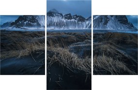 Tablou cu priveliște spre vărfurile Islanda (90x60 cm)