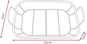 Coș din inox pentru grătar Avenberg FLAVOR