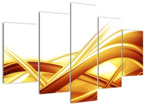 Tablou - Abstrac galben (150x105 cm)