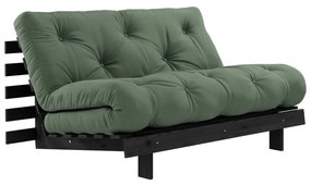 Canapea extensibilă verde 140 cm Roots - Karup Design