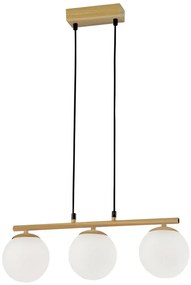 Lustră pe cablu CARRINE 3xE14/40W/230V maro