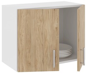 Corp Superior Hota Karo, Lemn Natural/Alb, 60 x 30 x 45 cm