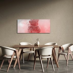Tablou - Fum roșu (120x50 cm)