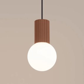 Lustră pe cablu Sollux SL.1734 HALO 1xG9/8W/230V d. 12 cm maro