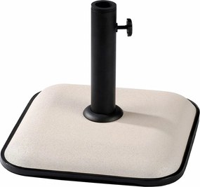 Marbueno Umbrelă Cuadrată Beton 35X35X5,2 cm 11KG Alb Grădină, Piscină, Terasă 10457