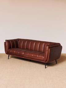 Canapea premium 3 locuri, din piele naturala, "Slowboy"