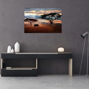 Tablou - Parcul Național Serengeti, Tanzania, Africa (90x60 cm)