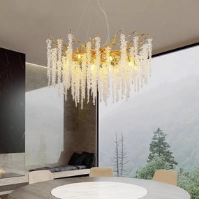 Candelabru led Cristal, Evea II 50 cm, E14