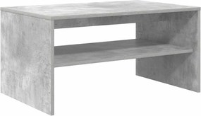 vidaXL Masă de cafea Gri din beton 80 x 50 x 40 cm Lemn compozit