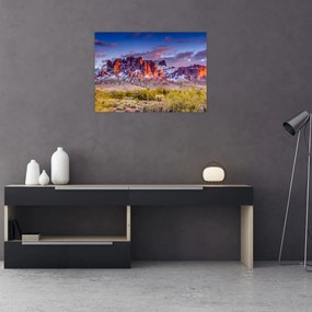 Tablou pe sticlă - Munții din Arizona (70x50 cm)