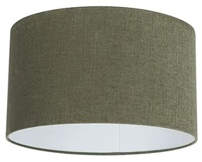 Abajur din material textil verde închis 35/35/20
